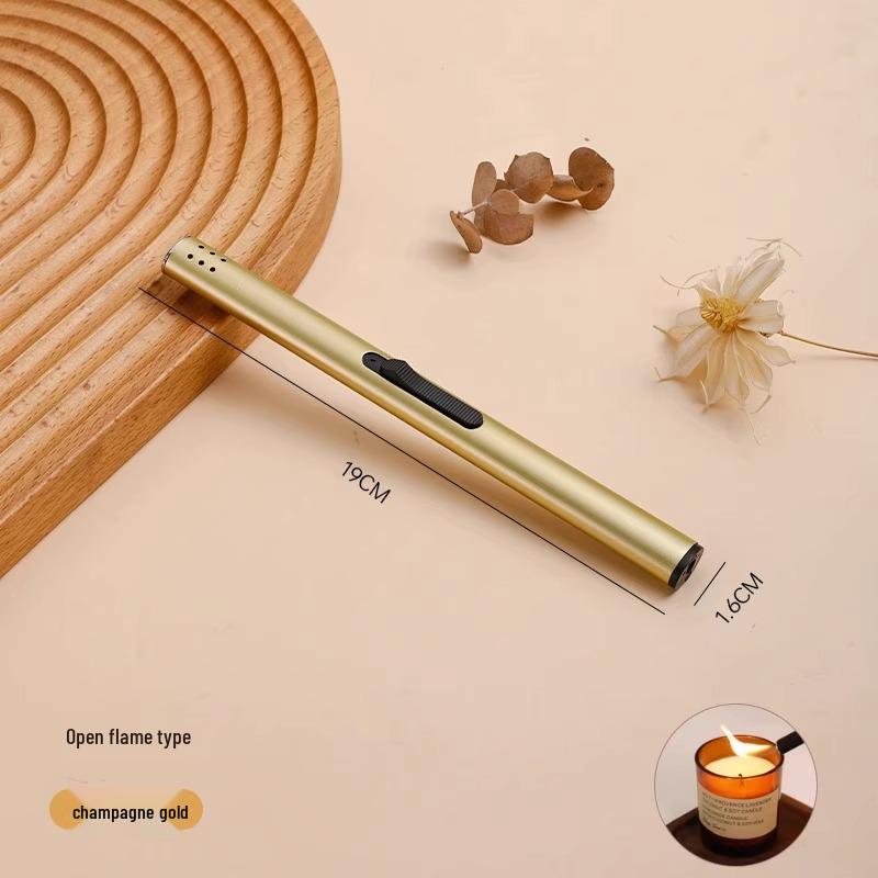 Aroma Candle Lighter: Rechargeable Electric Long-Handle Igniter for Incense & Fireworks.