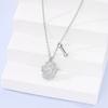 Copper Metal Zircon Rotund Necklaces Heart Simple Irregular Trendy Simple Necklaces Designed For Women Perfect Gift Party High Quality Fine Jewelry
