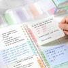 126 Sheets Pearlescent Loose-leaf Hole Extension Labels Loose Leaf Hole Repair Sticker  Ring Binder