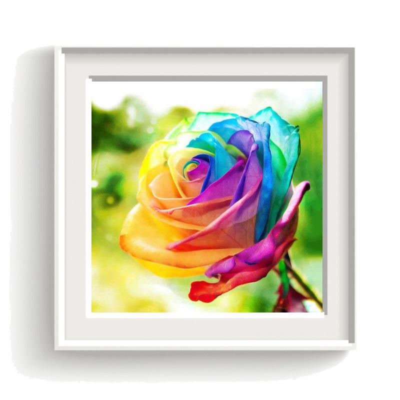 Diamont Painting Flower 5D Diamond Mosaic Embroidery Kit Diamond Paiting Full Drill