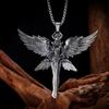 Retro Wings Angel Pendant Necklace Men and Women Trendy Cool Jewelry