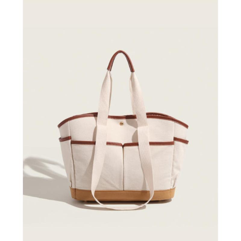 

Large-capacity Multi-compartment Fashionable Shoulder Bag for Carrying коричневий