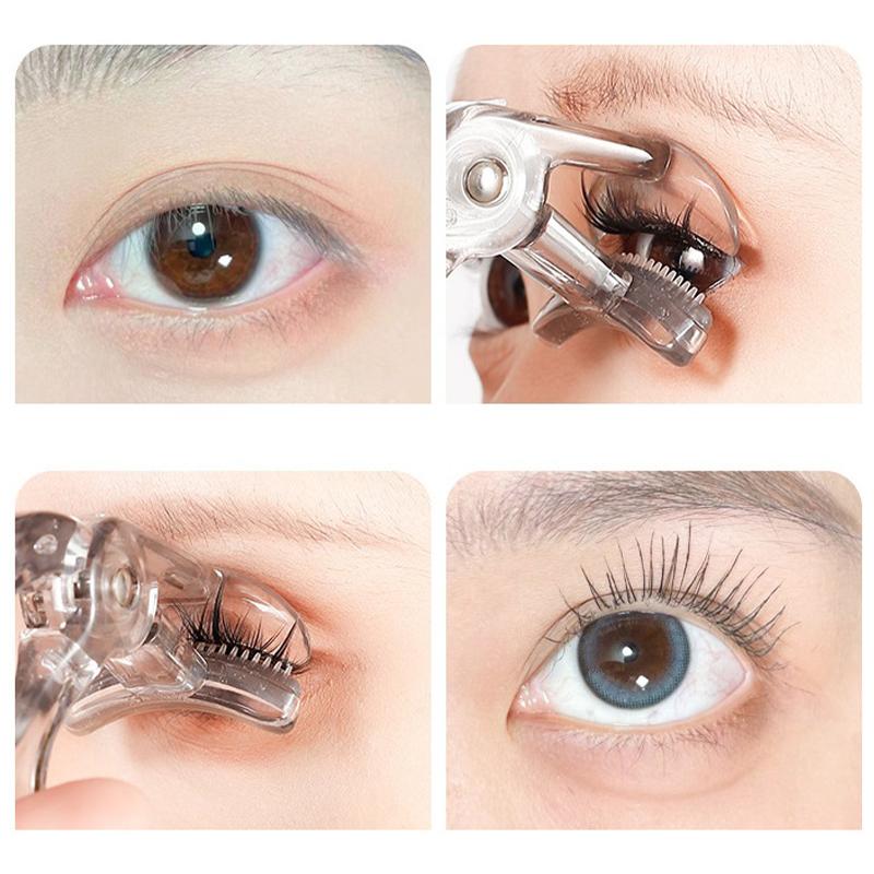Curling Comb Tooth Wide Angle Eyelash Curler Natural Curling Long-Lasting Set Sunflower Eyelash Curler Cosmetic Eyes Beauty Tool