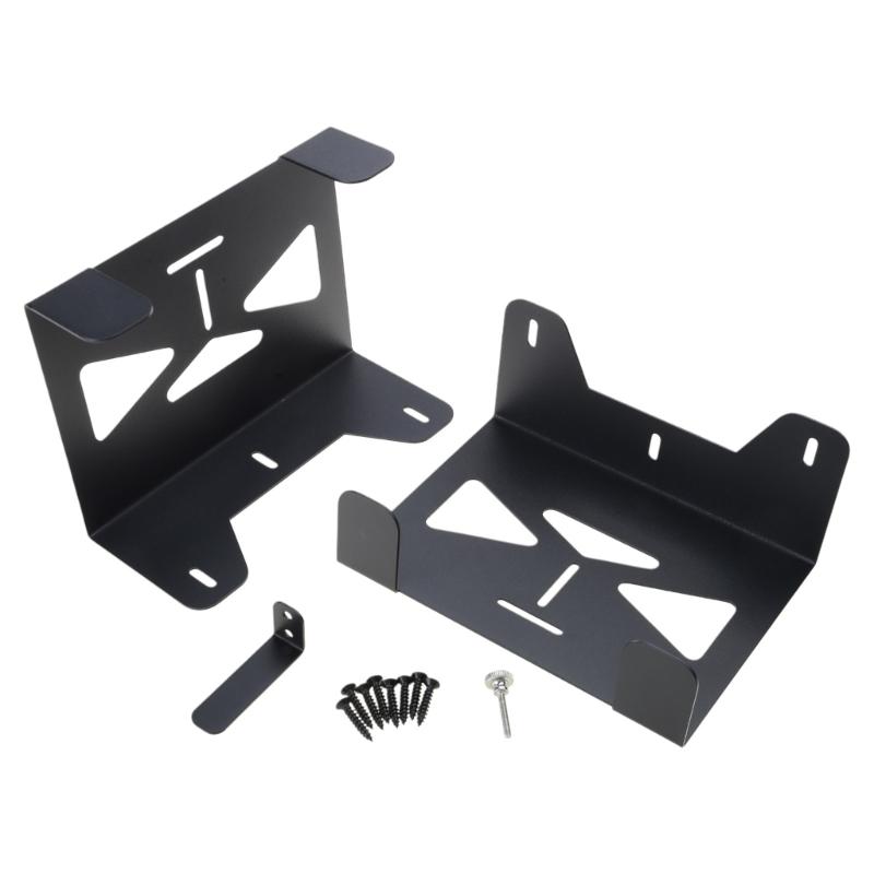 Metal Under Desk Mount Space Saving Gaming Organizers Metal Storage Bracket Simple to Use for Consoles & Controllers