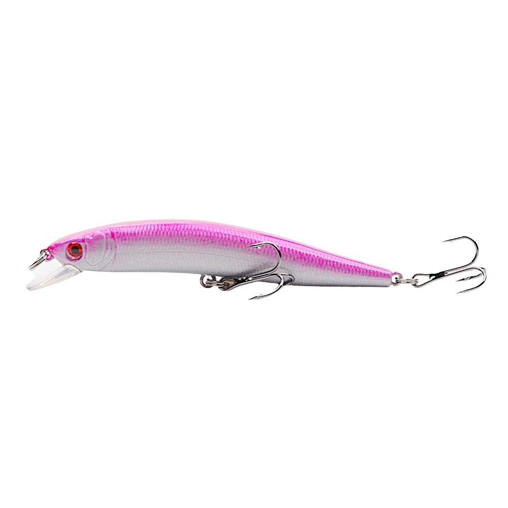 Colorful Rattling Minnow Lure: 10cm/8.3g Bass Simulation Bait with Ten Colors for Long Cast Fishing