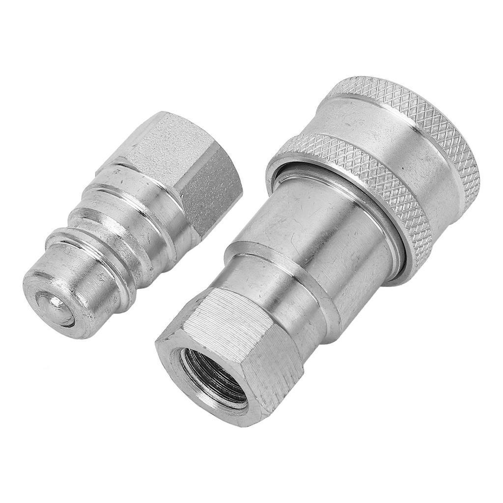Hydraulic Quick Coupler Hardened Steel Male and Female 14in NPT Hydraulic Quick Connect Fittings