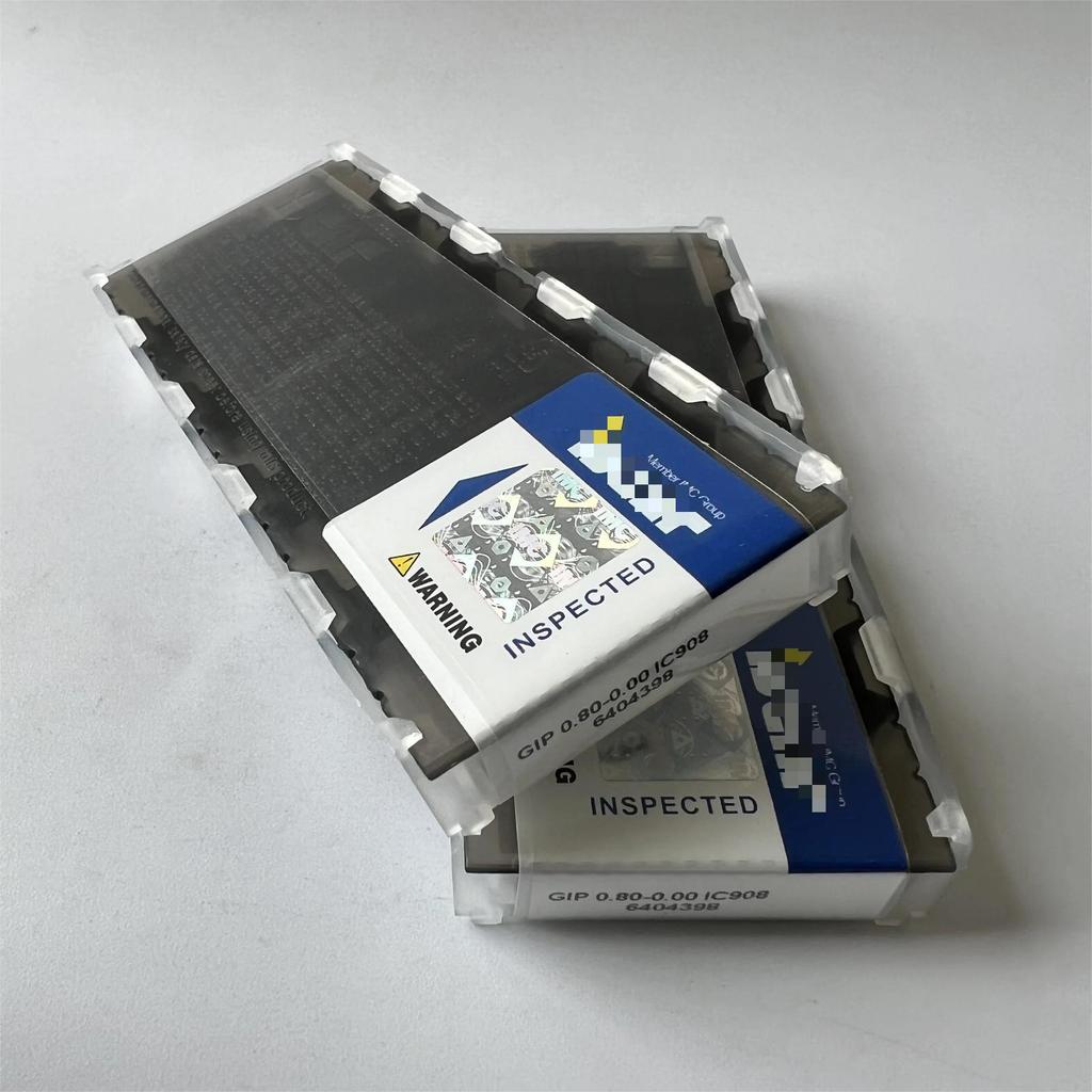 GIP0.80-0.00 IC908 / Industrial indexable Carbide Inserts 10 Pcs