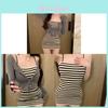 Sporty Striped Sleeveless Dress With Knit Cardigan For Summer Casual Wear
