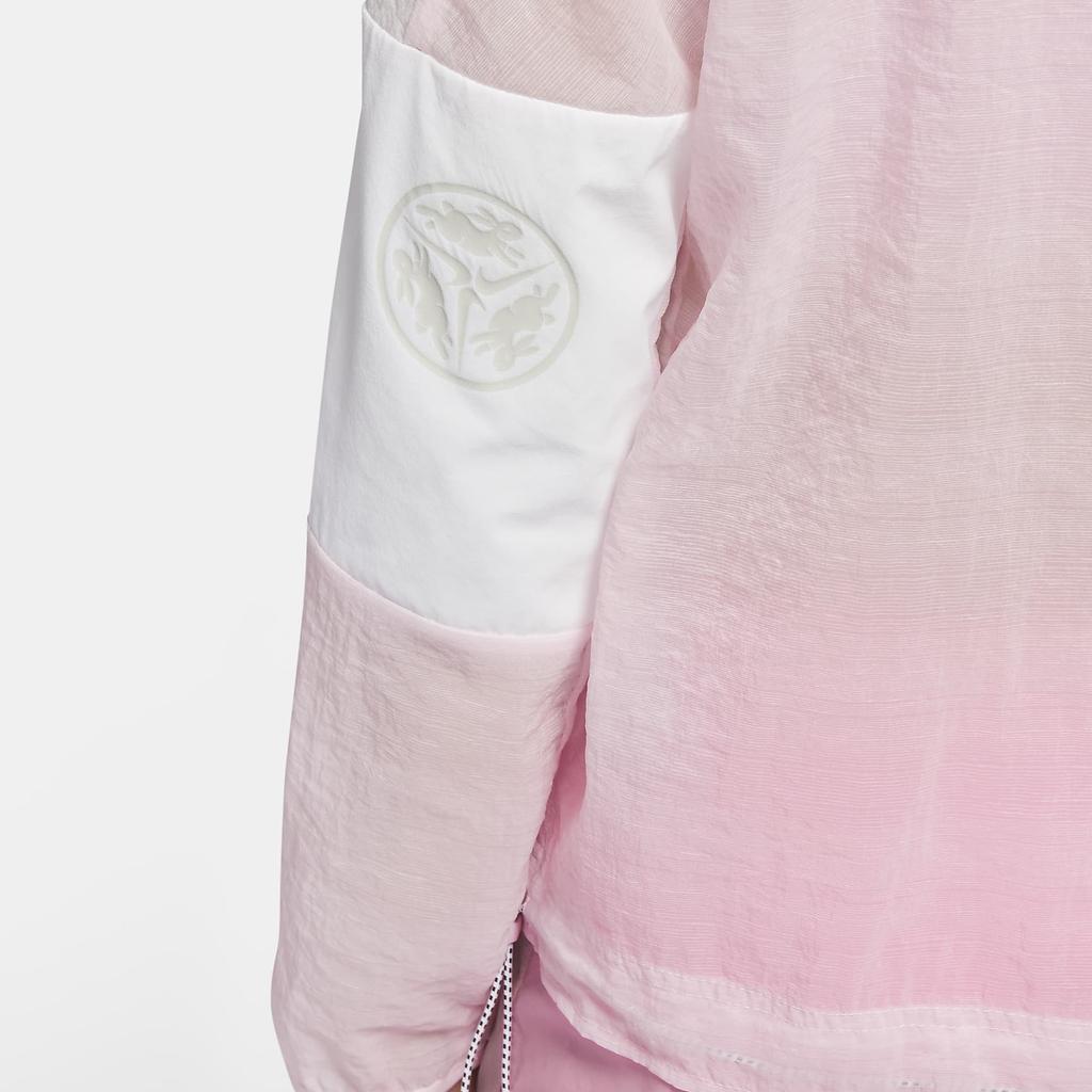 Nike Icon Clash Bunda na běhání s potiskem na zádech Dámská bunda Pěnově růžová CU3049-663