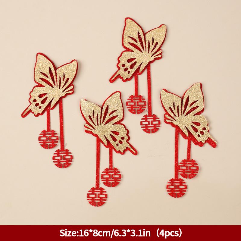 1 Set Chinese New Year Decorations  Chinese Wedding Ornament Lunar New Year Wall Accessories Year Of The Horse  Decor