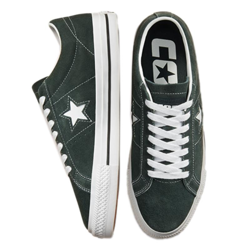 Converse One Star Pro casual wear-resistant non-slip low-top board shoes unisex seaweed green