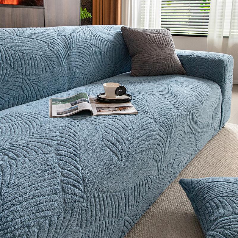 Simple Style Thick and Comfortable Velvet Sofa Cover New Autumn and Winter All Inclusive Universal Sofa Cover