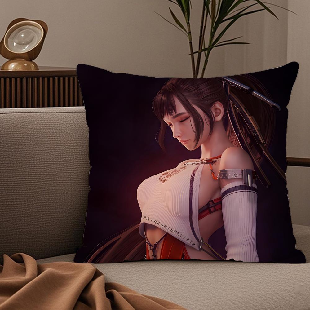 

Stellar Blade Pillow Case Silky Elegant Comfort Sofa Bed Invisible Zipper 30cmx30cm
