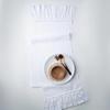 100% Cotton Ruffle White Table Runners For Rustic Wedding Decoration Baby Shower Birthday Party Living Room Kitchen Dinner Decor