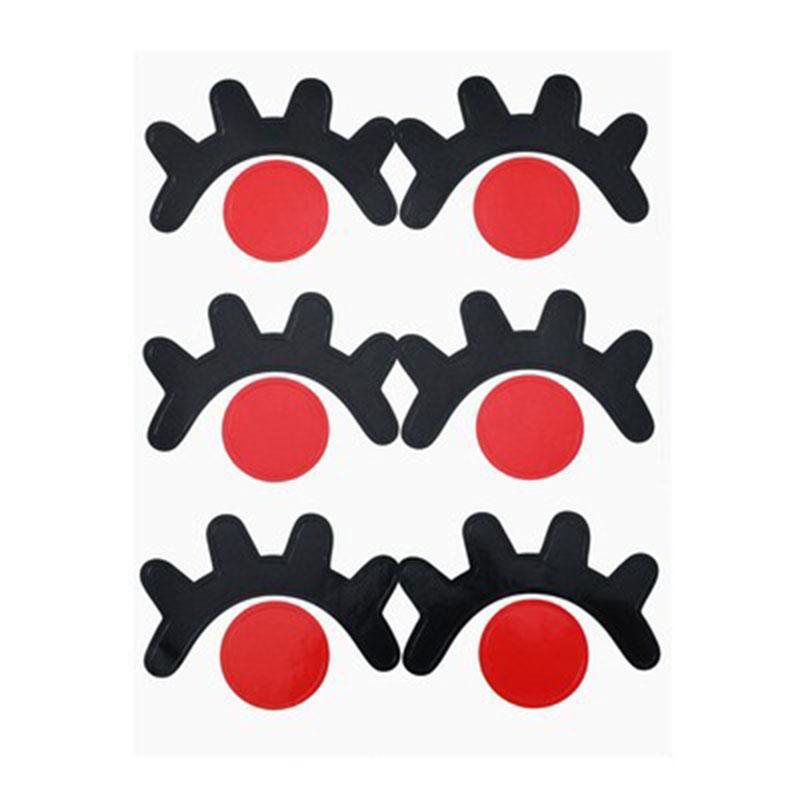 

5/10pcs Balloon Wave Ball Cartoon Shape Sticker Handmade Creative DIY Decoration Super Cute Animal Eye Expression Self Adhesive 5pcs