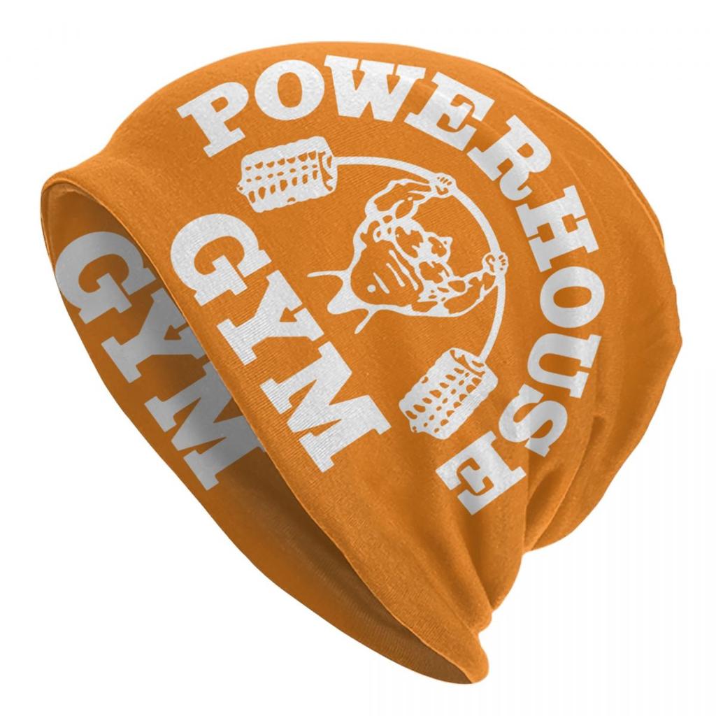 Powerhouse Gym Skullies Beanies Caps For Unisex Women Unisex Winter Warm Knit Hat Adult Bodybuilding Fitness Muscle Bonnet Hats