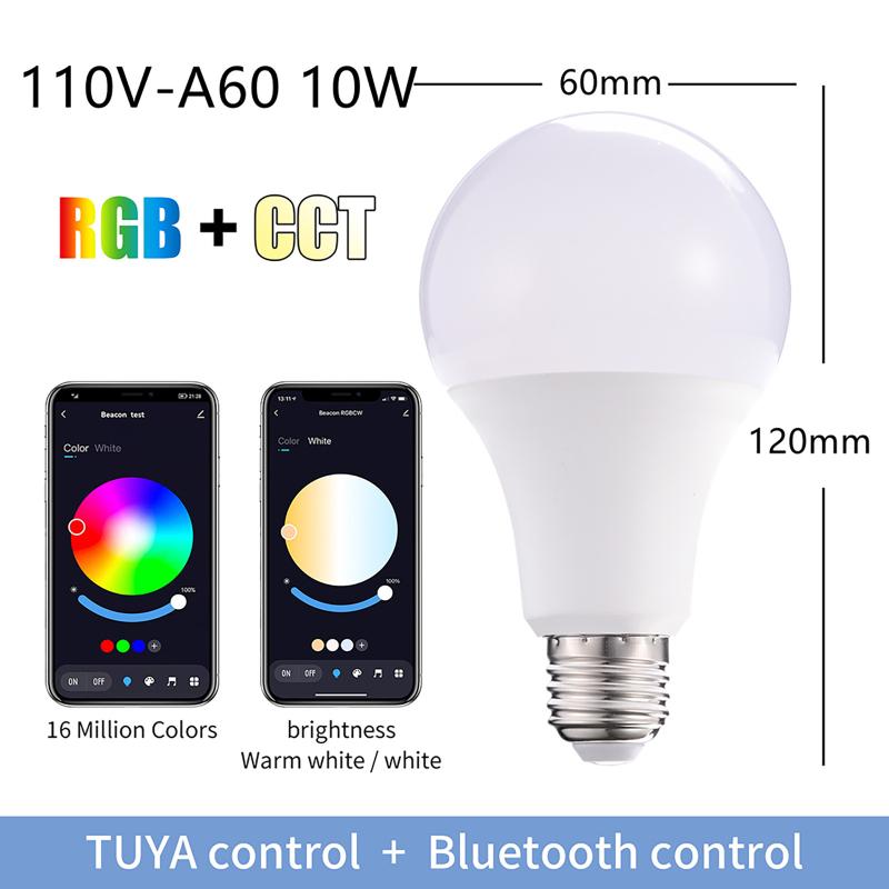 Akıllı Ampuller Müzik Senkronizasyonu Tuya Uygulaması ve Uzaktan Kumanda Yatak Odası Mutfak Banyo Koridor Merdiven Boşluğu İçin Basit Kurulum