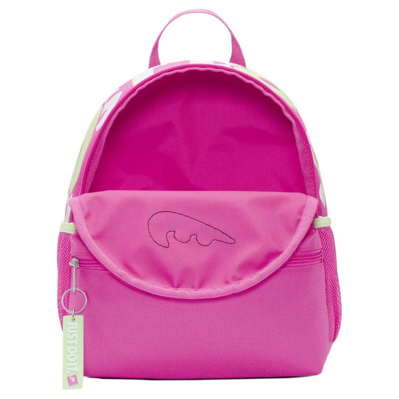 Nike Polyester Backpack Mini Women's Laser Fuchsia & Mist Green Casual FZ7259-617