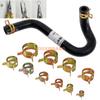 75PCS Boxed Clamps Color Zinc Plated Elastic Clamps M6M7M8M9M10 Pipe Clamp Ring Set