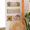 "English Slogan Sunflower Bedroom Living Room Home Background Beautification and Decoration Wall Stickers