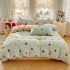 2025 New Spring and Summer Quilt Cover Three-piece Skin-friendly Grinding 13070 High-count Cotton Four-piece Bedding