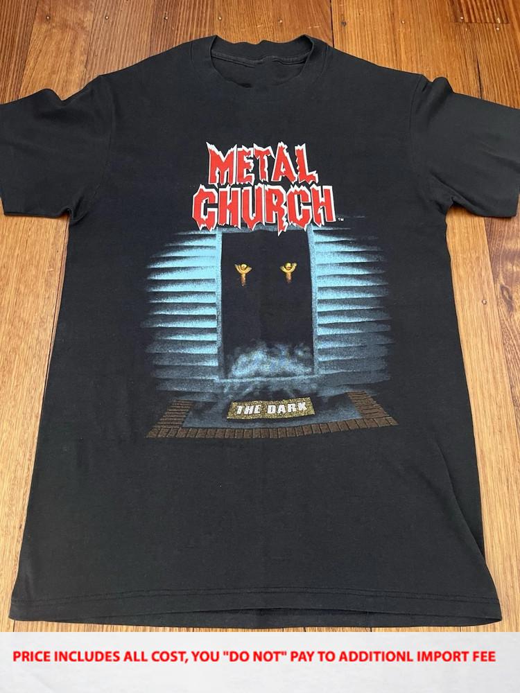 Metal Church Band The Dark Cotton Black S-5XL Unisex Shirt LL672 Unisex T-Shirt S