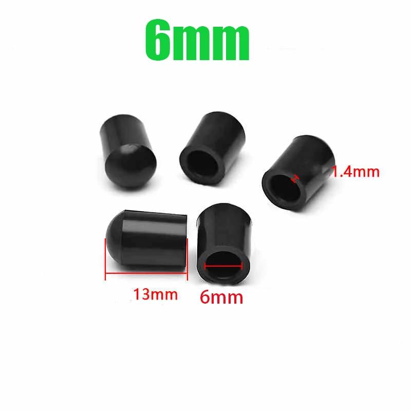 

10/20Pcs PVC Black Furniture Table Foot Tip Chairs Legs Pad Protector Cover Round Caps Pipe Plug Lid Tube Hole Protection Cap 10Pcs
