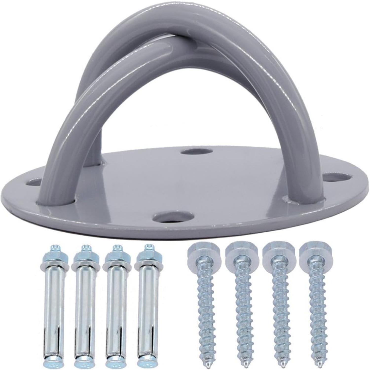

Wall Ceiling Mount Bracket for Gym & Home Suspension Straps Anchor for Olympic Rings Fitness Training Yoga Swing Battle Ropes Resistance Band