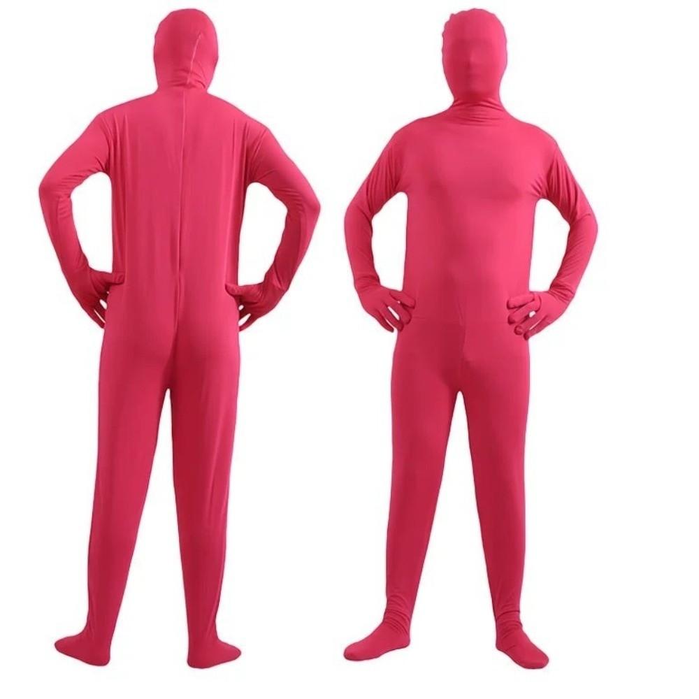 Spandex Suit Kid Adult Zentai Invisibility Cloak Skin Tight Bodysuit Full Body Suit  Boy
