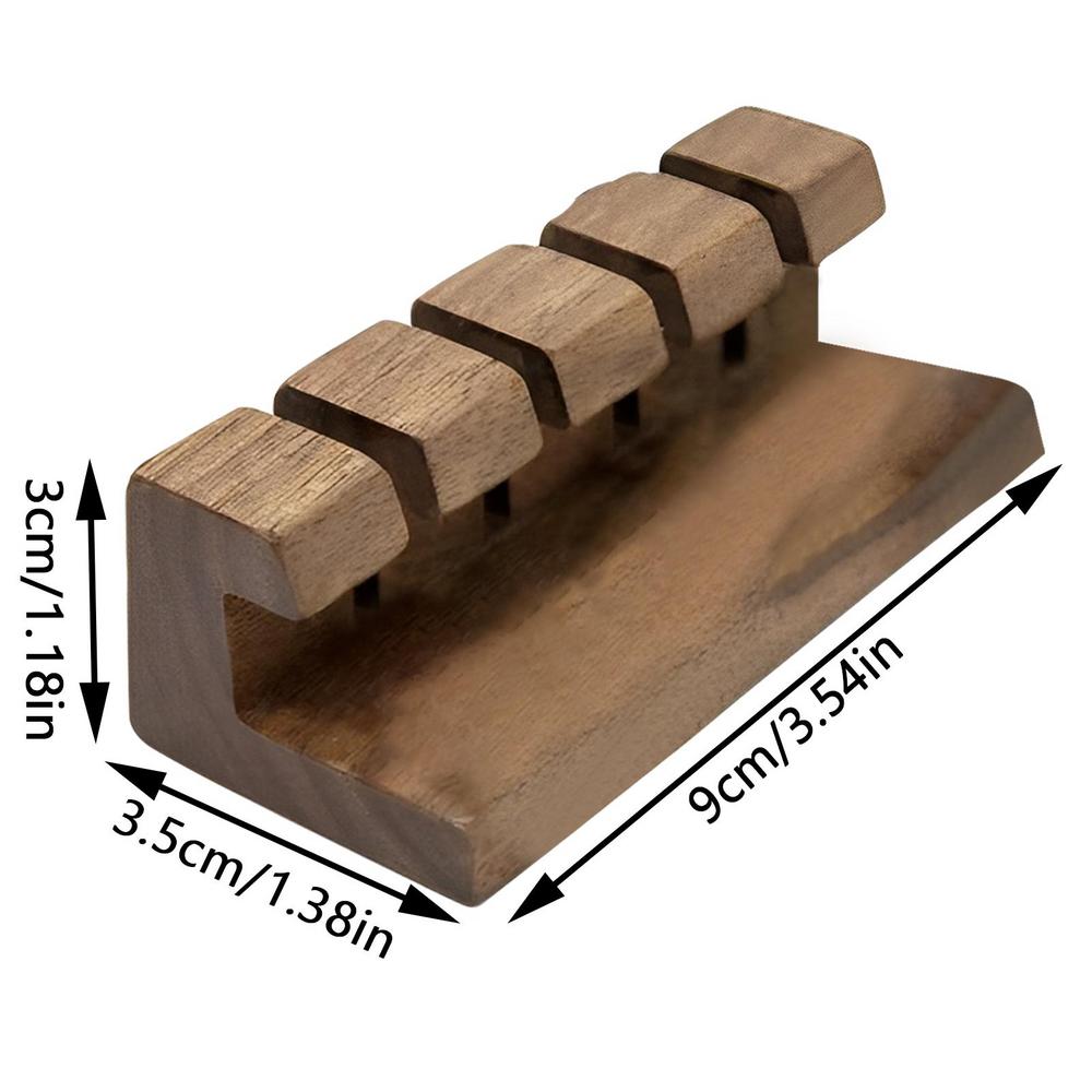 

Органайзер для шнуров Деревянный держатель для USB-кабелей Органайзер для проводов Самоклеящиеся фиксаторы для шнуров На клейкой ленте 3M 4 отверстия для рабочего стола