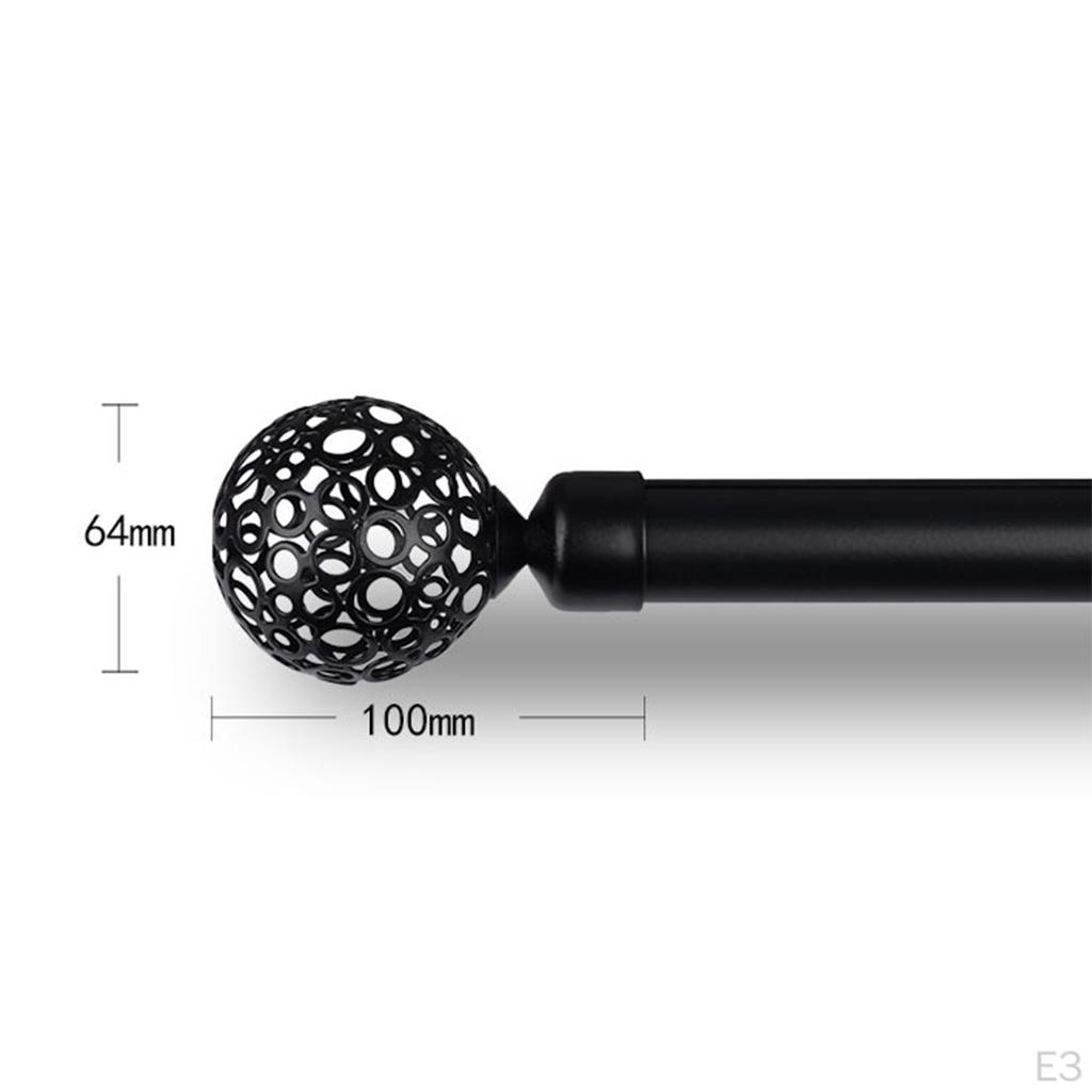 1 Piece Decorative Curtain Rod Finials Window Blind Pole End For 28mm