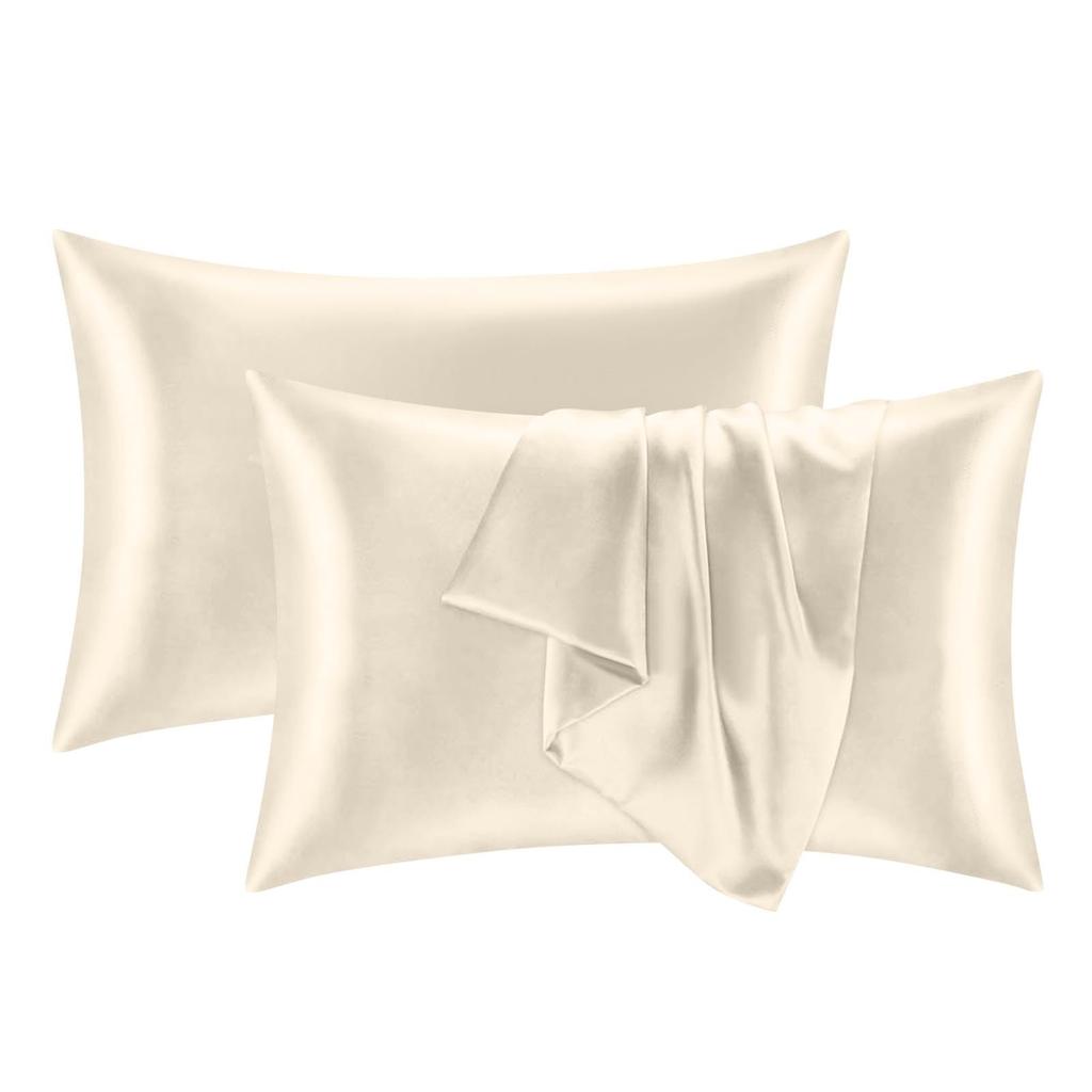 Silk Pillowcase For Hair And Skin With Zipper, Soft, Breathable, Smooth And Cool Pillowcase For Sleeping