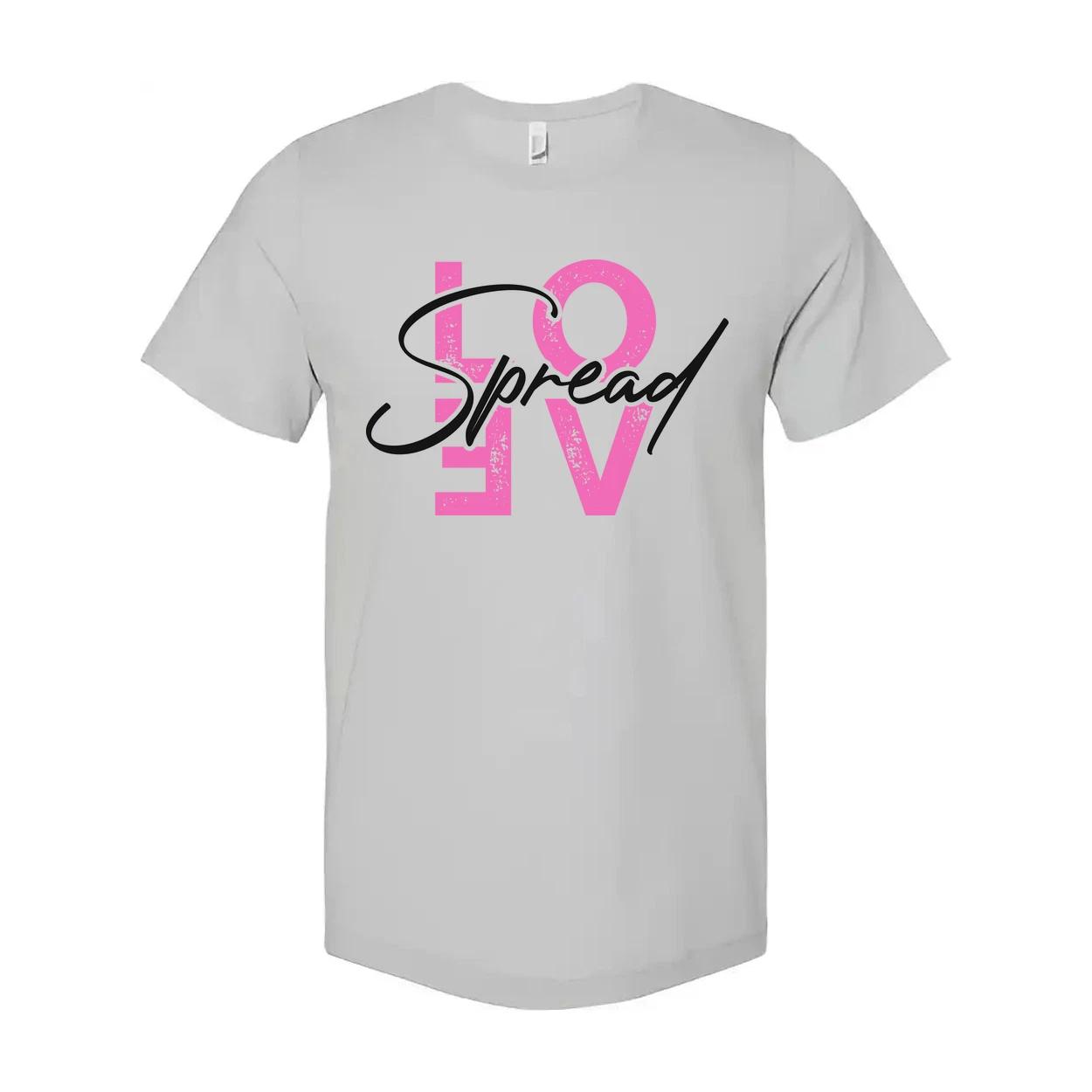 

Spread Love Christian Graphic Tee For Unisex Adults Casual Short Sleeve Everyday 3XL