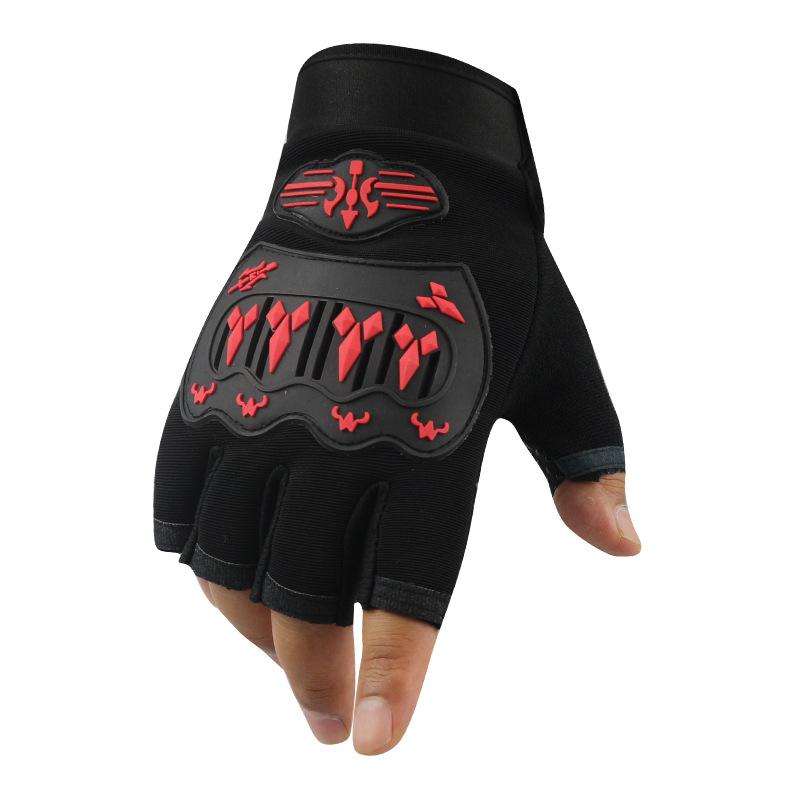 Cycling Half-finger Gloves Men's Spring and Summer Touch Screen Wear-resistant Outdoor Mountaineering Non-slip