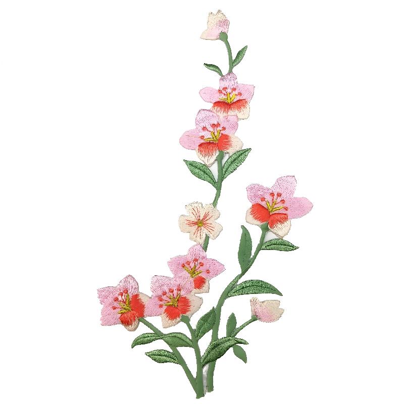 Flower Ironing Stickers Embroidered Patches Decals Skirts Clothing Accessories Decorative Fabric Patches