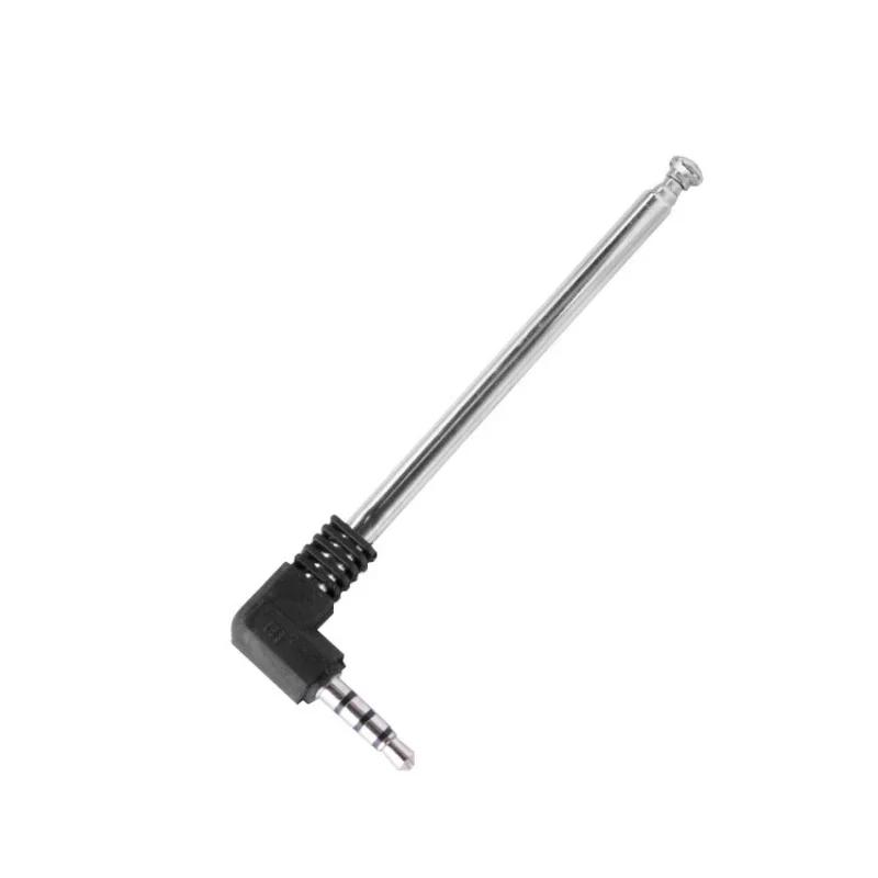 1pcs 3.5mm Universal Retractable FM Mobile Phone Car Auto Radio Telescopic Antenna 433-760 MHz Interior Parts Car Accessories