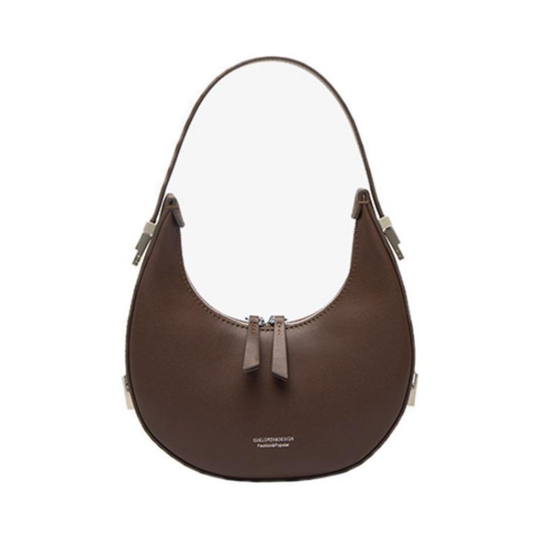 Leather handbag plus high-quality niche saddle bag temperament shoulder commuter small bag for women