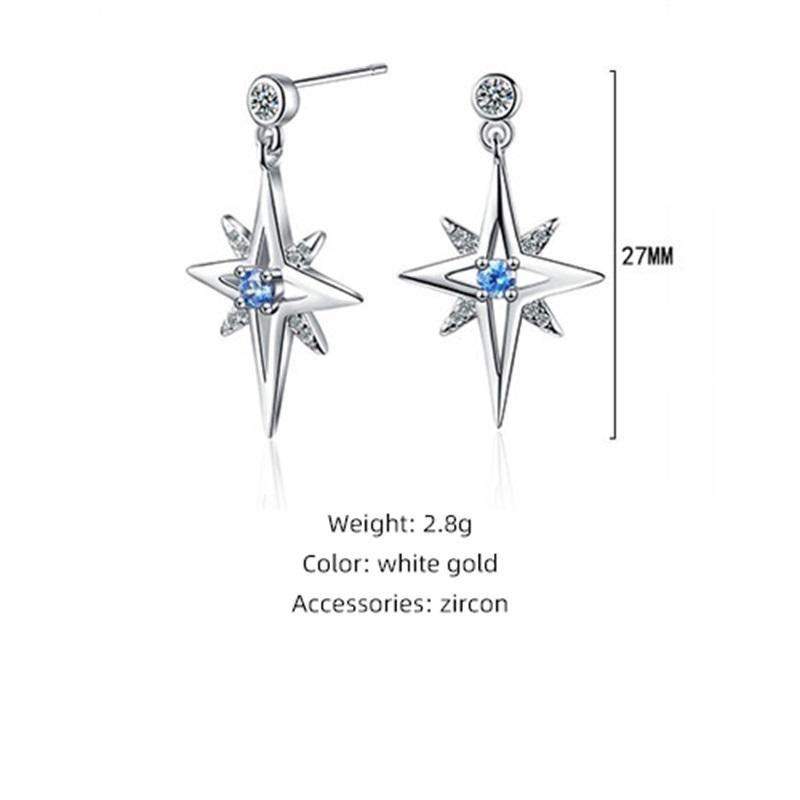 BELLA BOX Luxury Women Drop Earrings Wedding Engagement Party Gift