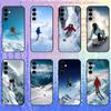 Extreme Ski Phone Case For Samsung Galaxy A73,A72,A71,A70,A52,A51 Others Soft Black Cover