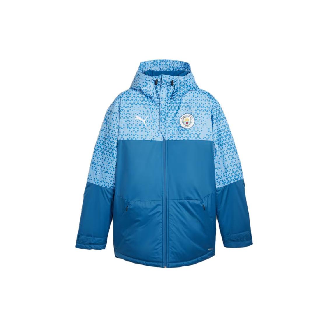 

New PUMA MCFC Jackets Men s Blue 772873-06 L