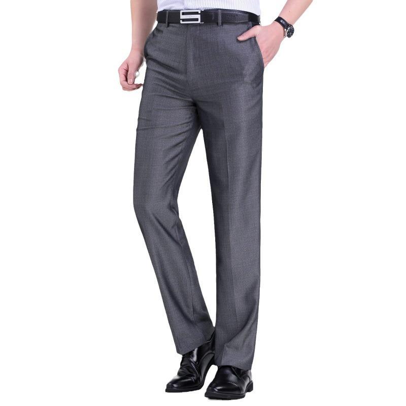 Men's Summer Formal Suit Trousers: Lightweight, High-Grade Casual Business Pants