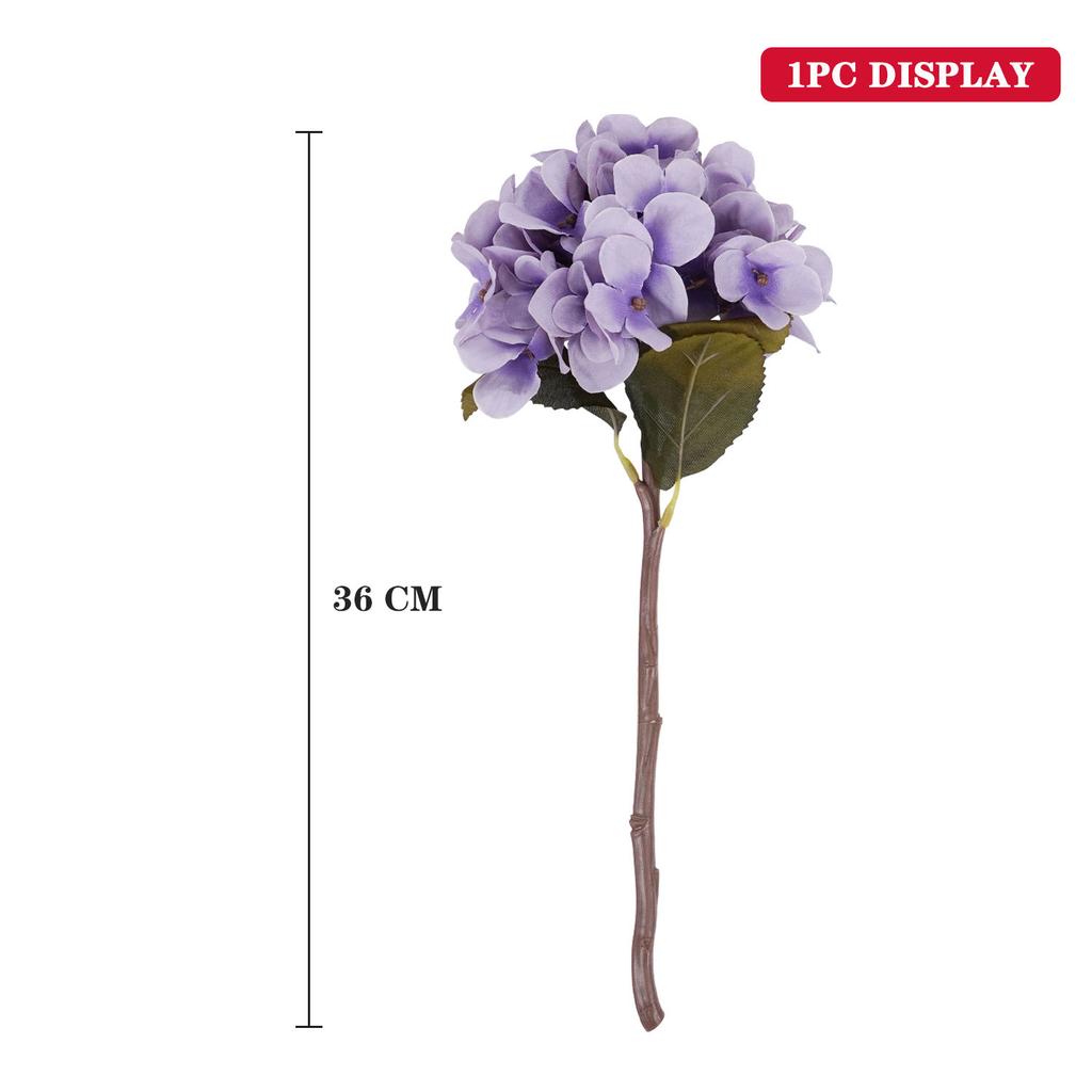 1/2PCS Silk Hydrangea Bouquet Artificial Flowers for Home Vase Centerpieces Bridal Bouquet Wedding Decor