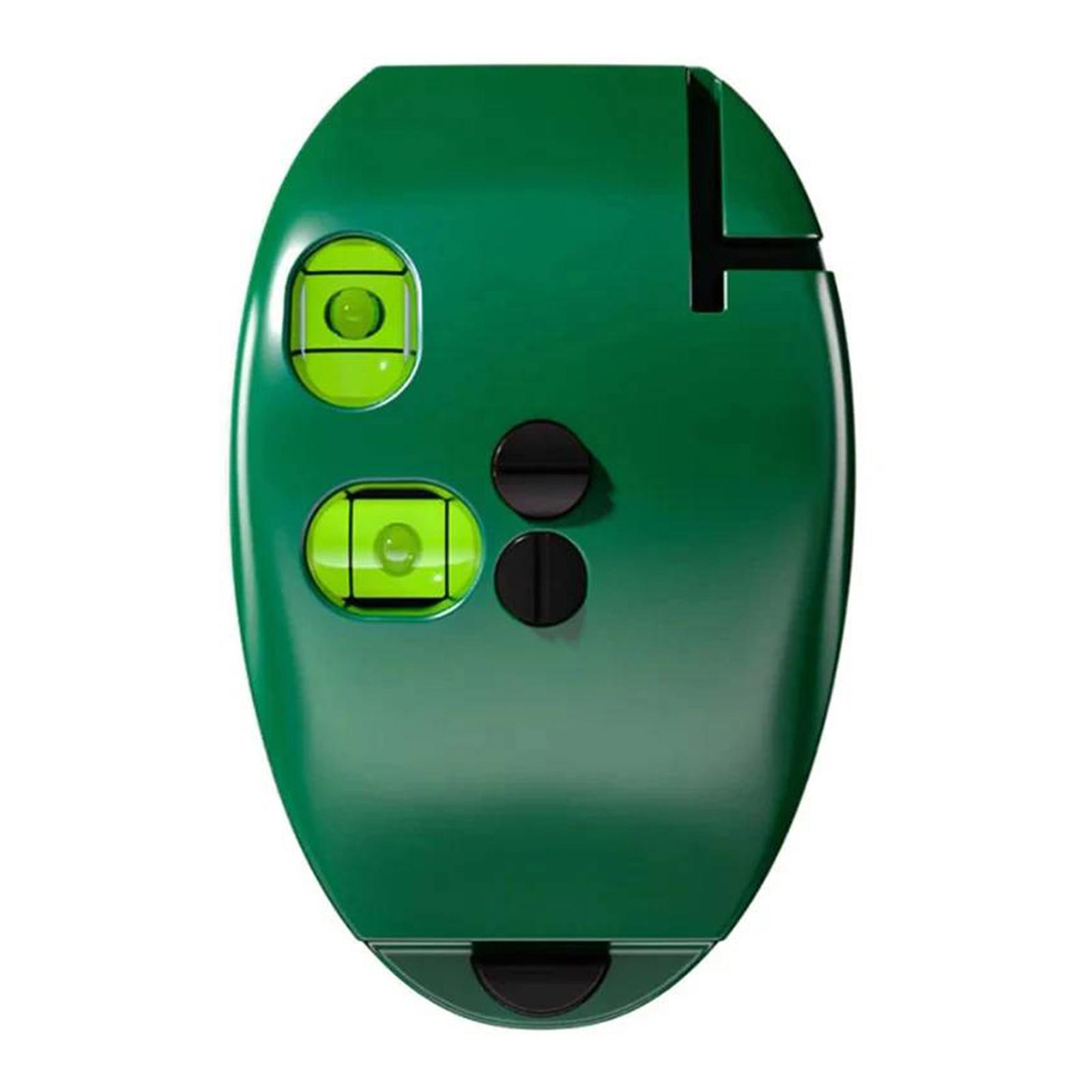 

90° Electronic Red Light Scale Horizontal Right Angle Measuring Tool for Construction Flooring Installation(No Battery) зелений