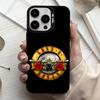 Band G-Guns-S N R-Roses  Phone Case For iPhone17,16,15,14,13,12,11 Plus,Pro Max Candy Silver Plated Inside Cover