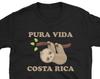 Pura Vida Costa Rica Sloth Shirt | Costa Rica Animal | Costa Rica Vacation | Costa Rica Souvenir T-Shirt