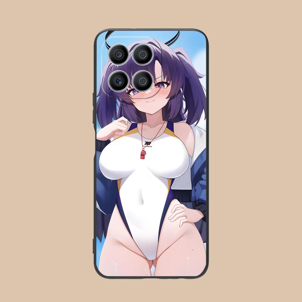 Blue Archive Yuuka Matte TPU Mobile Phone Case for Honor 90 80 70 60 50 30 20 10 9 8 7 Pro S SE Lite 5G Colorful Printing Cover