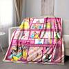 1Pc Princesses Pink Fantasy Blanket Soft And Comfortable Casual Warm Camping Travel Christmas Halloween Xmas Gift M924447