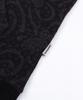 CAMEL WORK Paisley Knit Hoodie (Charcoal)