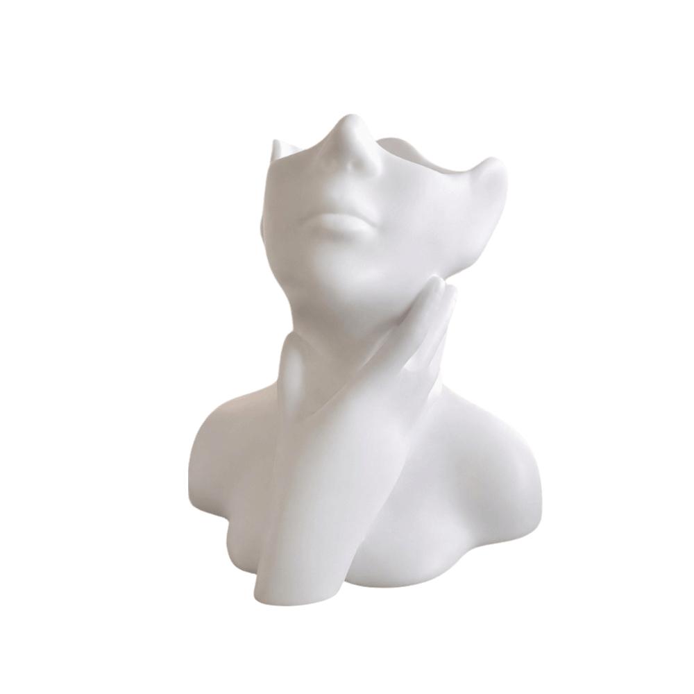 Human Statue Pencil Holder Large Capacity Desktop Organizer Storage Rack  Nordic Style