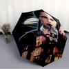 1pc Addams Family Wednesday1 Umbrella, Sun Protection, And UV Shielding. It Has Eight Sturdy Ribs for Outdoor Use And Perfect Gift